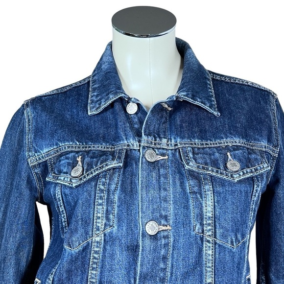 LUCKY BRAND The Tomboy Trucker Women's Denim Jean Jacket Size S - Picture 7 of 16